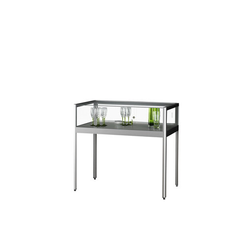 Sdb Table vitrine SDB TAV-1 gris 1000x600x920mm