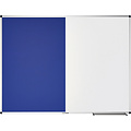 Legamaster Combibord Legamaster UNITE blauw vilt-whiteboard 90x120cm