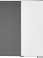 Legamaster Combibord Legamaster UNITE grijs vilt-whiteboard 90x120cm