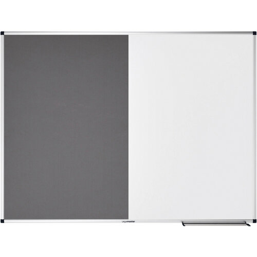 Legamaster Tableau combi Legamaster UNITE Feutre gris-Tableau blanc 90x120cm