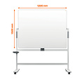 Nobo Tableau blanc Nobo Move & Meet pivotant 120x150cm