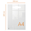 Nobo Bloc-notes mini tableau blanc Nobo A4 acryl transparent avec prise