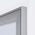 Quantore Vitrine d'affichage Quantore Luxe 8x A4 argent