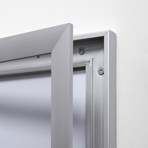 Quantore Vitrine d'affichage Quantore Luxe 8x A4 argent