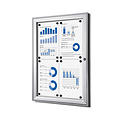 Quantore Vitrine d'affichage Quantore Luxe 4x A4 argent