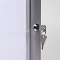 Quantore Vitrine d'affichage Quantore Luxe 4x A4 argent