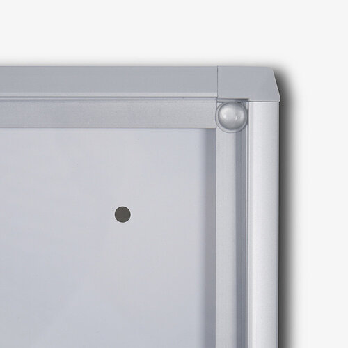 Quantore Vitrine d'affichage d'intérieur Quantore 8x A4 argent