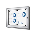 Quantore Vitrinebord Quantore luxe 2x A4 zilver