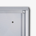 Quantore Vitrine d'affichage d'intérieur Quantore 2x A4 argent