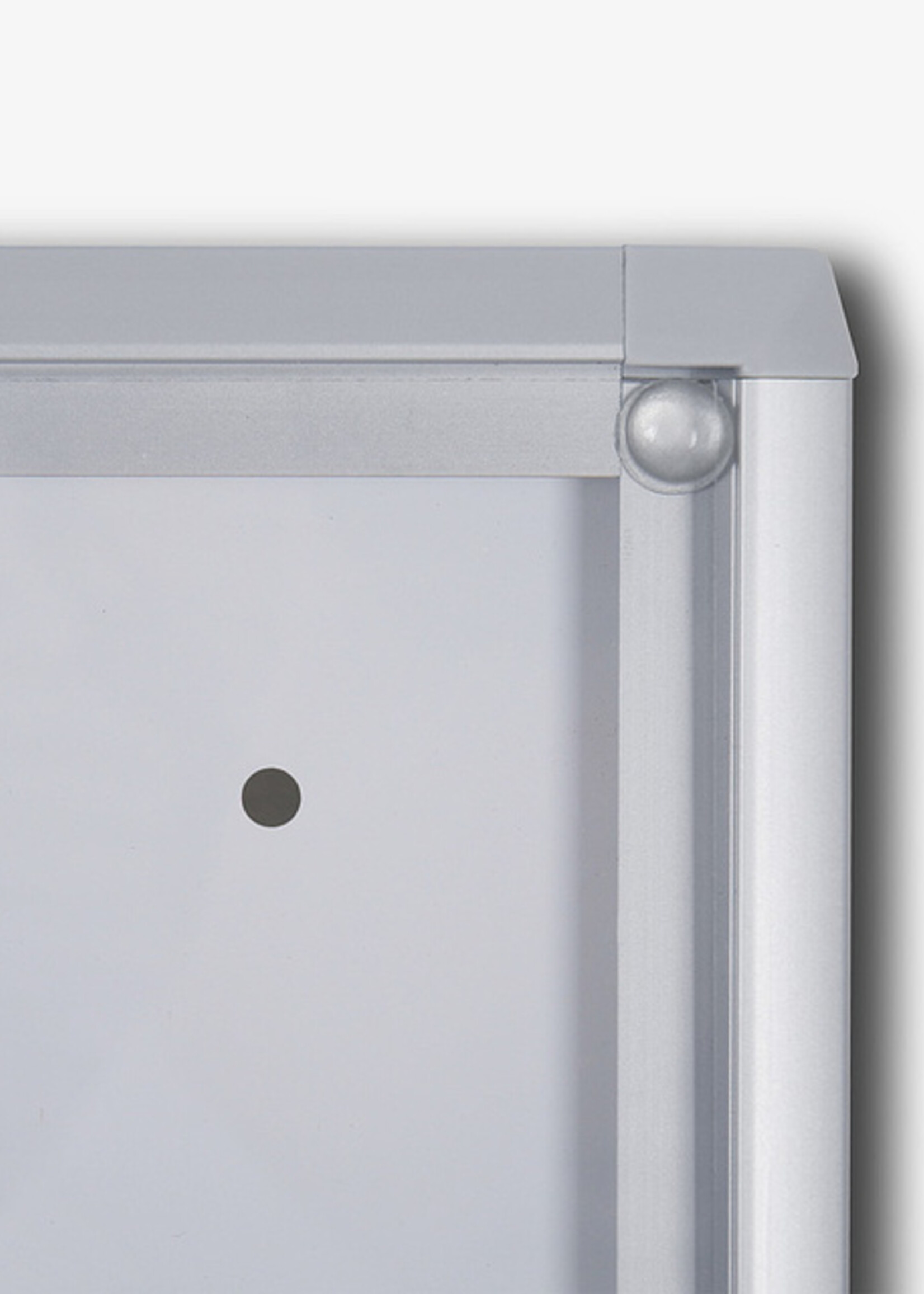 Quantore Vitrinebord Quantore voor binnen 2x A4 zilver