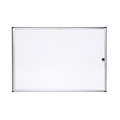 MAUL Binnenvitrine wand MAULextraslim whiteboard 8xA4 met slot