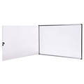 MAUL Binnenvitrine wand MAULextraslim whiteboard 8xA4 met slot