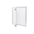 MAUL Binnenvitrine wand MAULextraslim whiteboard 12xA4 met slot