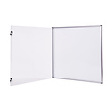 MAUL Binnenvitrine wand MAULextraslim whiteboard 12xA4 met slot