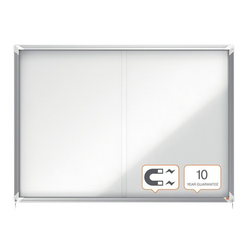Nobo Binnenvitrine Nobo Premium Plus 18x A4 schuifdeur magnetisch