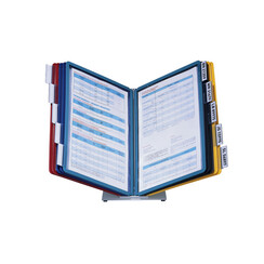 Système de consultation Durable Vario avec 10 pochettes A4 acier