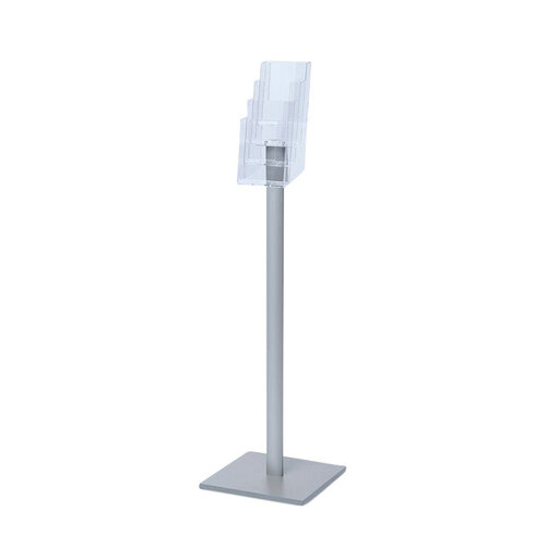 Quantore Porte-brochures sur colonne Quantore 4x 110x140x30mm