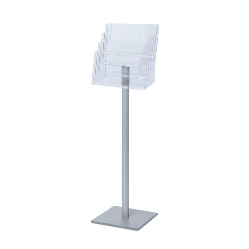 Quantore Porte-brochures sur colonne Quantore ax A4 paysage