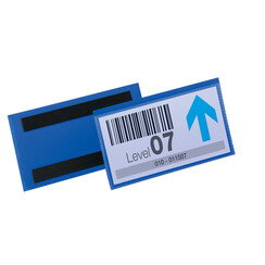 Pochette magnétique Durable 150x67mm bleu