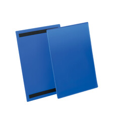 Pochette magnétique Durable A4 portrait bleu