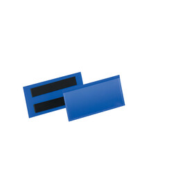 Pochette magnétique Durable 100x38mm bleu