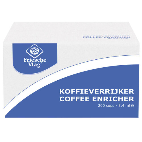 Friesche vlag Koffiemelk Friesche Vlag aluminium cupjes 9gr 200 stuks