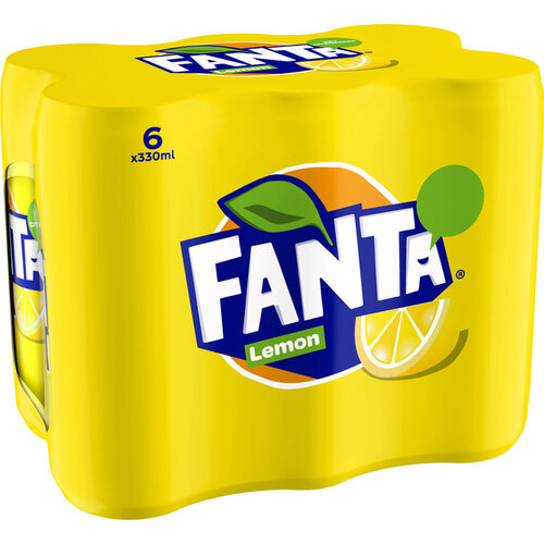 Fanta Frisdrank Fanta lemon blik 330ml