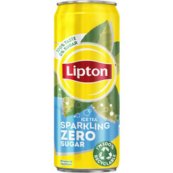 Frisdrank Lipton Ice Tea sparkling zero blik 330ml