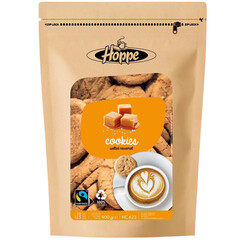 Biscuits Hoppe Cookies Fairtrade caramel sel de mer env. 125 pièces