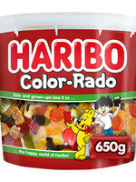 Haribo Bonbon gélatiné + réglisse anglais Haribo Color-rado 650g