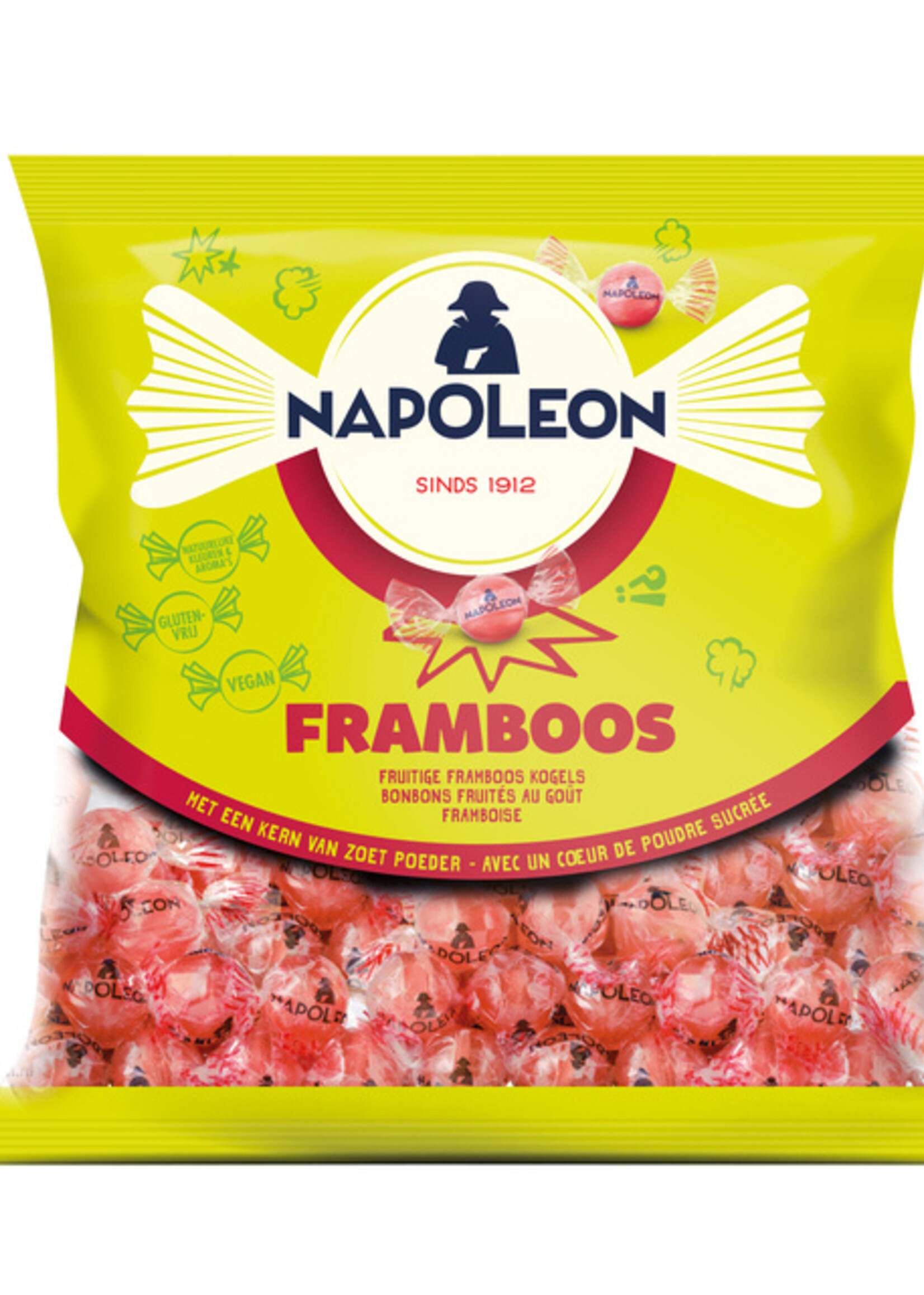 Napoleon Snoep Napoleon framboos zak 1kg