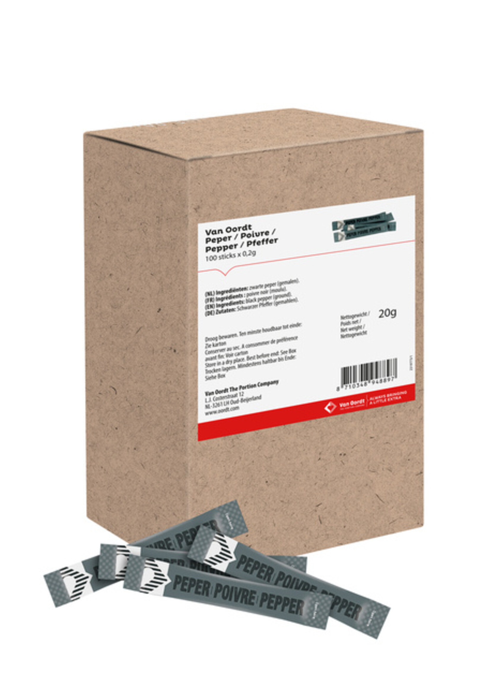 Van Oordt Peperstick van Oordt 100 stuks