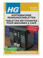 HG Tablettes nettoyantes HG pour machines à café 10 pièces