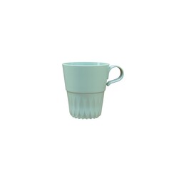 Tasse IEZZY 180ml réutilisable avec oreille PP vert 10 pièces