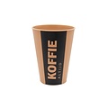 IEZZY horeca en catering Gobelet IEZZY 180ml réutilisable "Altijd Koffie" brun 20 pièces