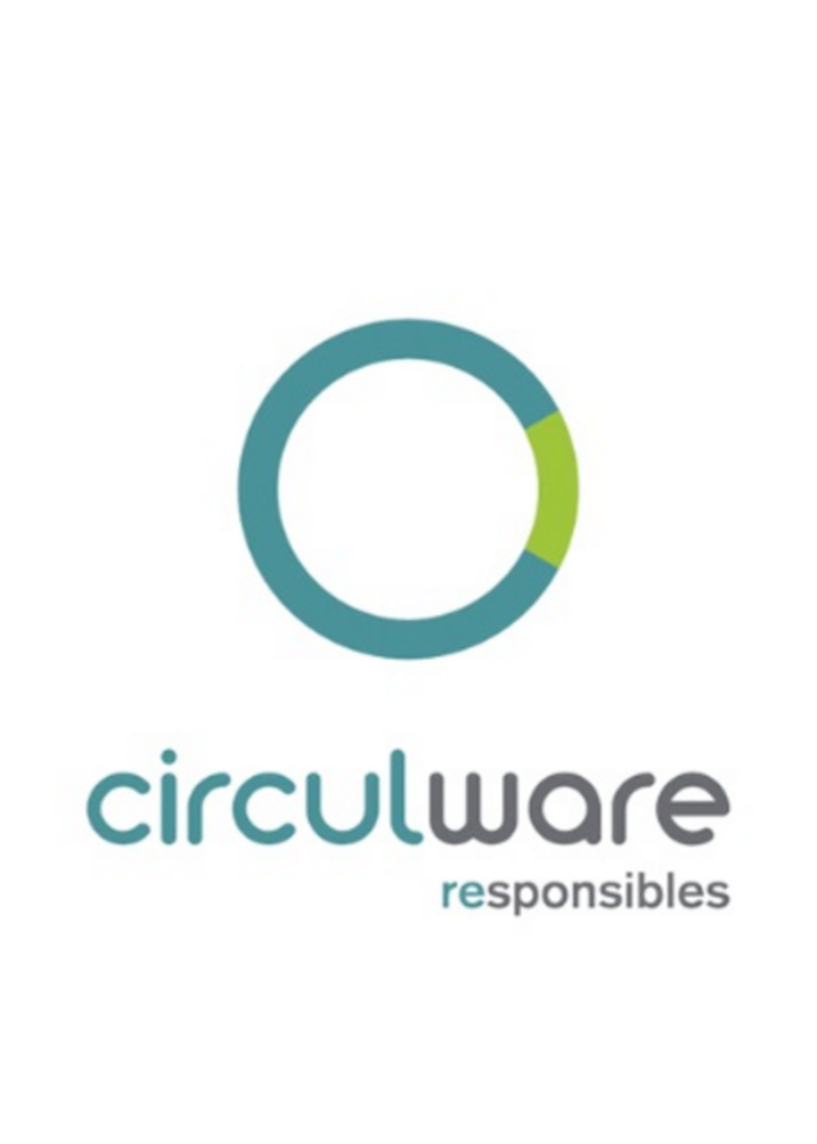 Circulware Plateau repas Circulware Circulplate 1000ml réutilisable 12 pièces