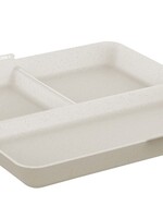 Circulware Plateau repas Circulware Circulplate 1100ml 3 compartiments réutilisable 12 pièces