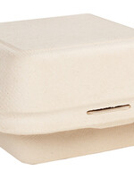 IEZZY horeca en catering Hamburgerbox IEZZY Maxi IP suikerriet beige 50 stuks