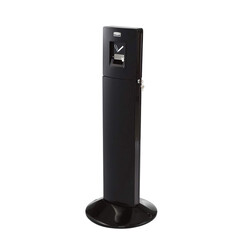 Asbak Rubbermaid Smokers' Station Metropolitan vrijstaand zwart