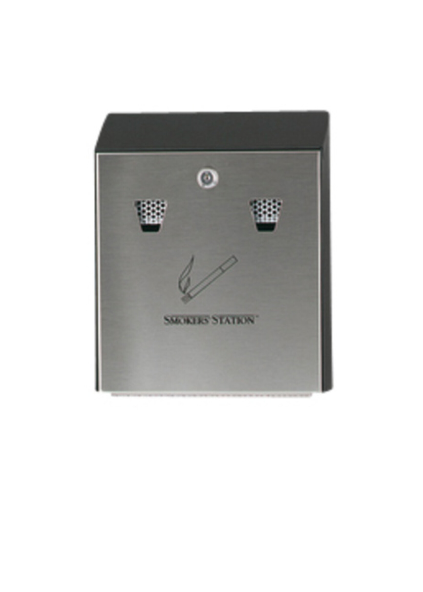 Rubbermaid Asbak Rubbermaid Smokers' Station muurbevestiging zwart