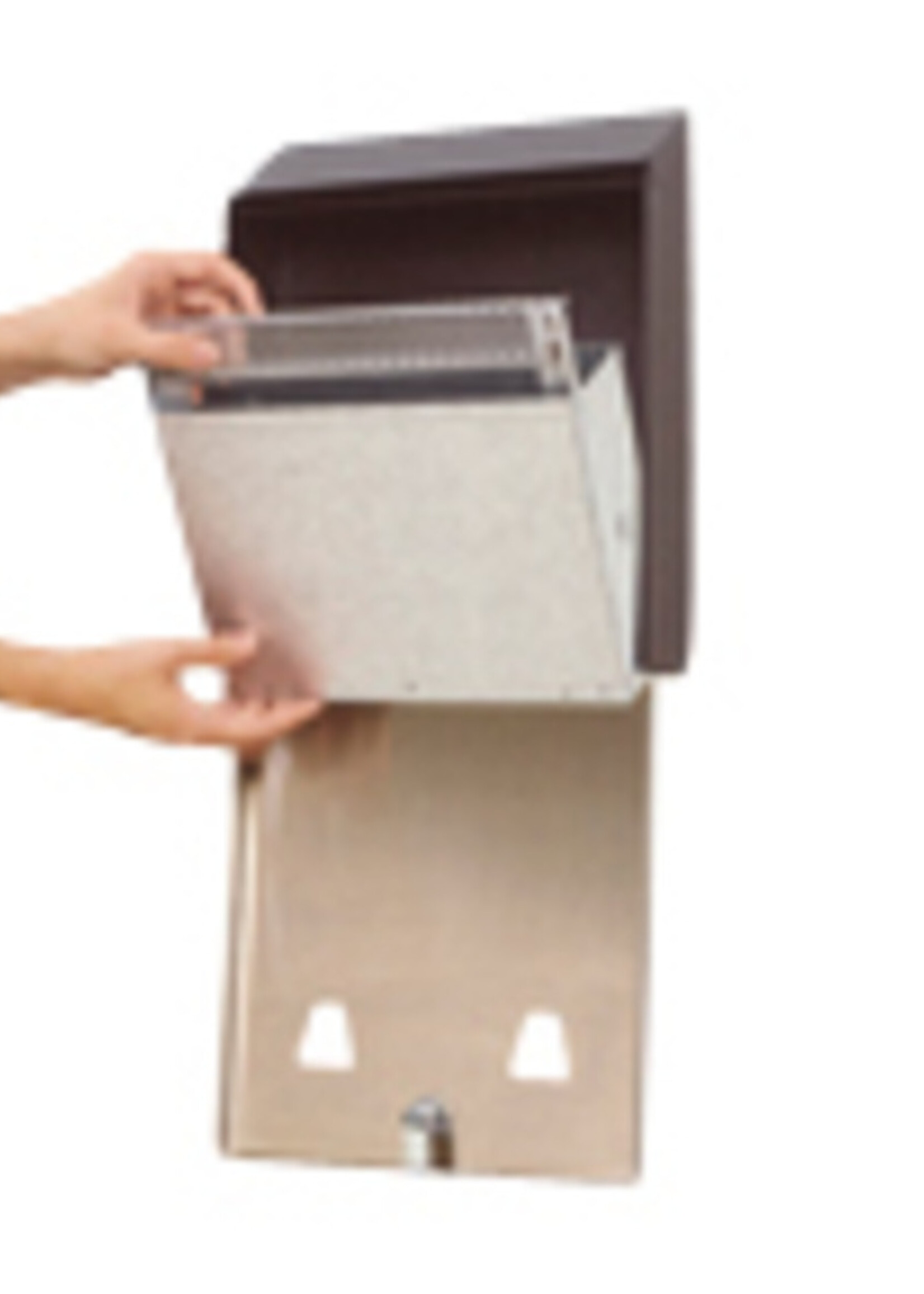 Rubbermaid Asbak Rubbermaid Smokers' Station muurbevestiging zwart