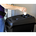Rubbermaid Afvalbak Rubbermaid Slim Jim Vented met luchtsleuven 60liter zwart