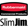 Rubbermaid Collecteur Rubbermaid Slim Jim Vented avec conduits d'aération 87L rouge