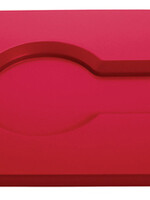 Rubbermaid Couvercle Rubbermaid pour Station de recyclage Slim Jim fermé rouge