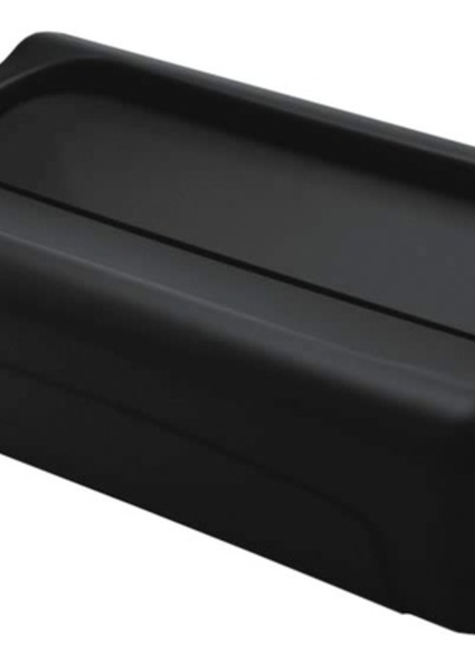 Rubbermaid Couvercle basculant Rubbermaid Slim Jim Vented fermé noir