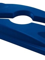 Rubbermaid Deksel Rubbermaid Slim Jim Vented inwerpopening voor gemengde recycling blauw