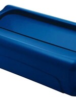 Rubbermaid Deksel Rubbermaid Slim Jim Vented gesloten met swingsysteem blauw