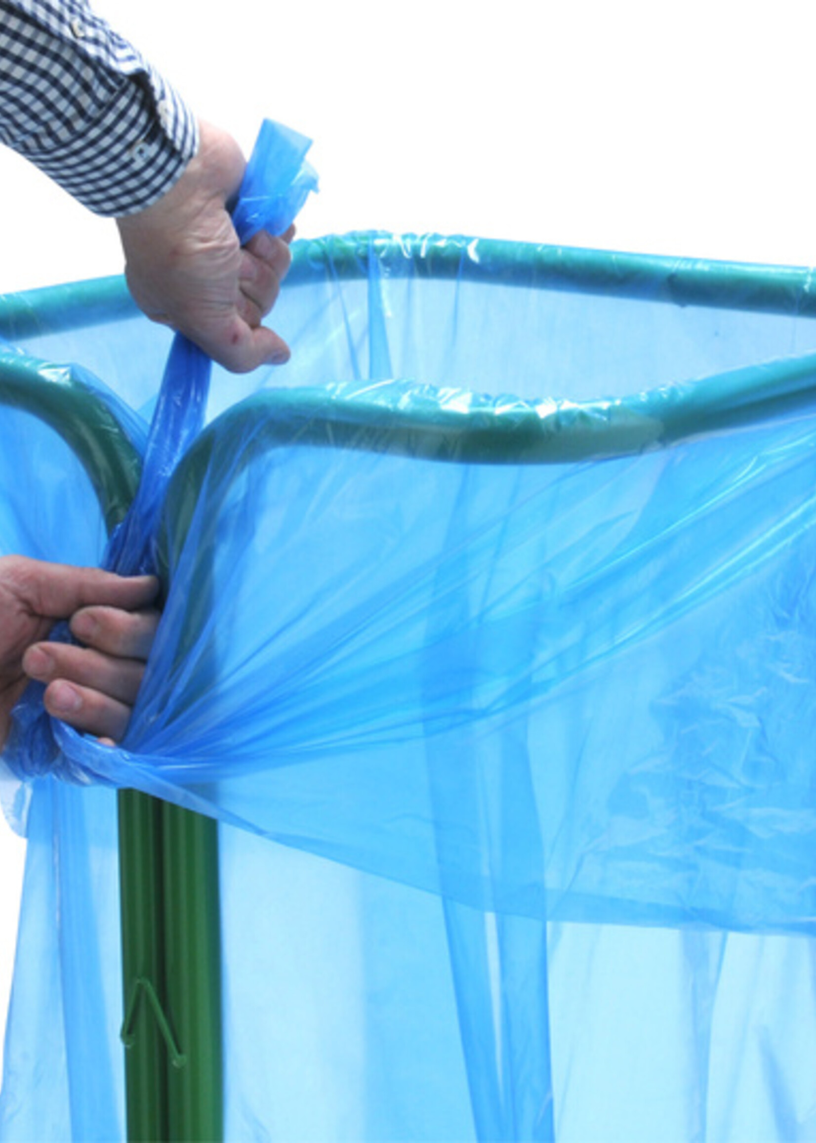 Vepa Bins Support sac poubelle Vepa Bins auto-fixation 400L vert