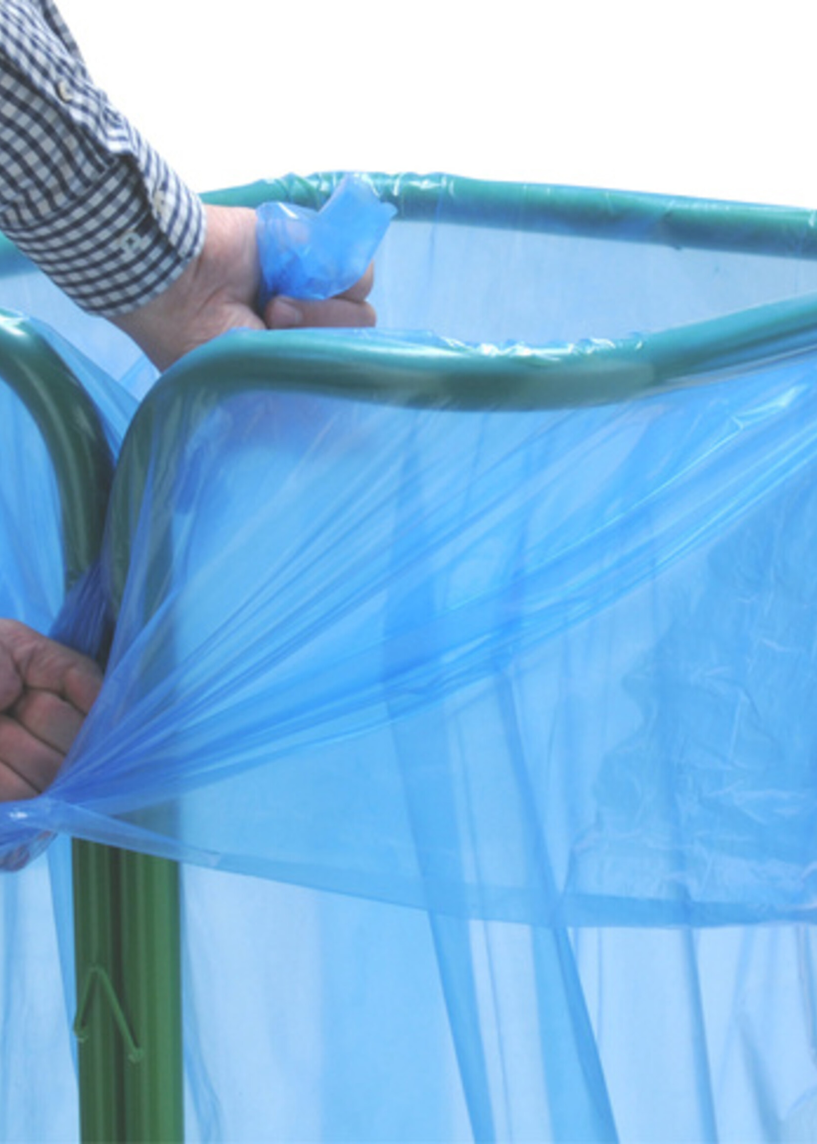 Vepa Bins Support sac poubelle Vepa Bins auto-fixation 400L vert