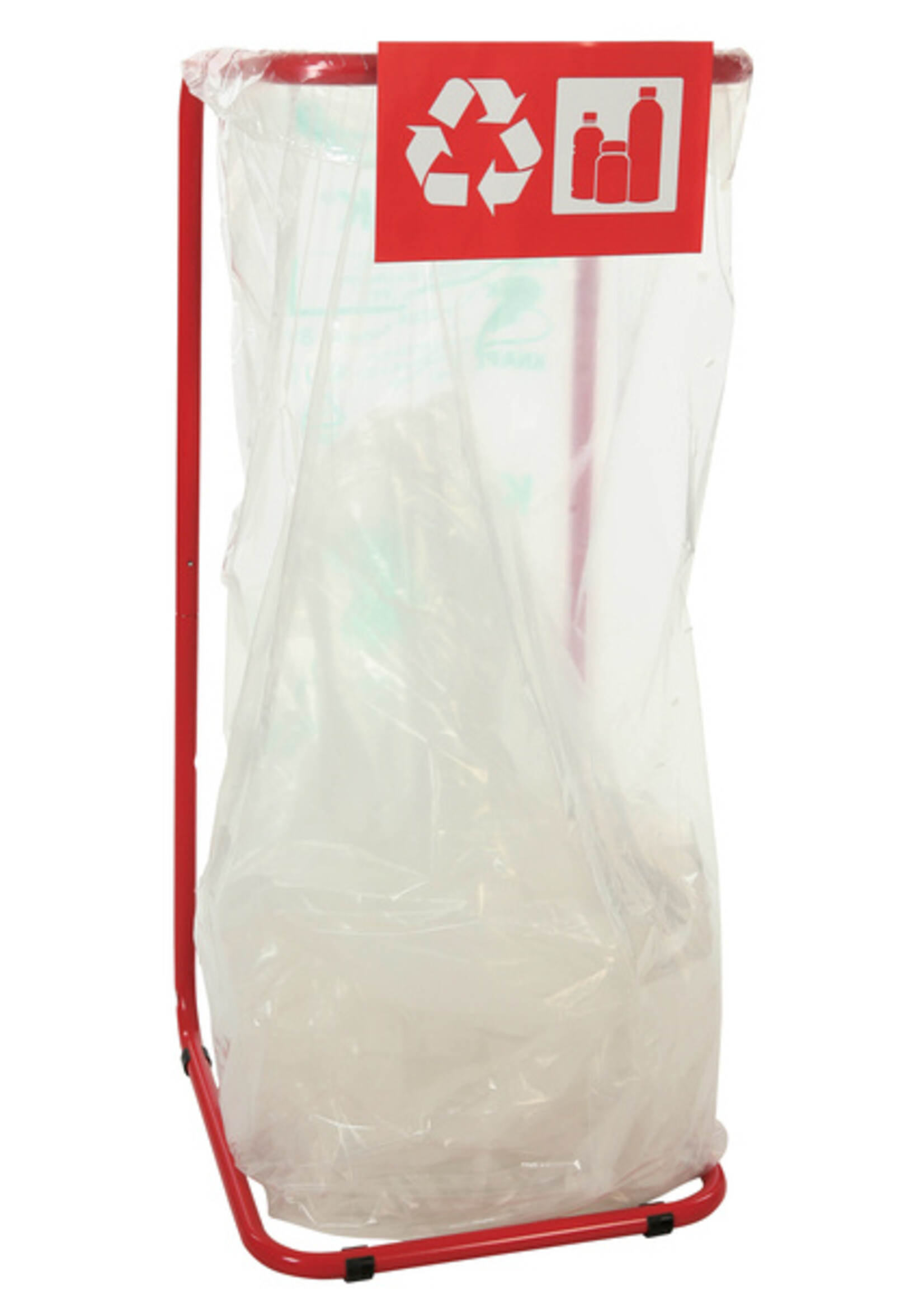 Vepa Bins Support sac poubelle Vepa Bins gros volume rouge